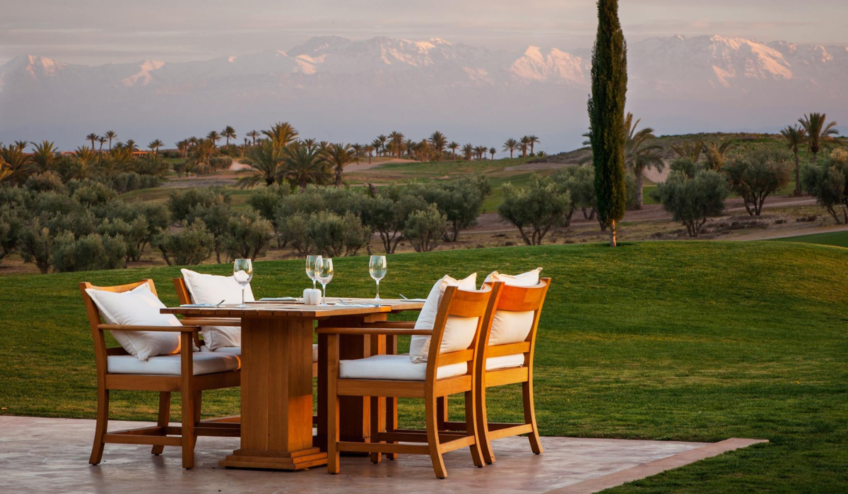 Dining at Assoufid Golf Club