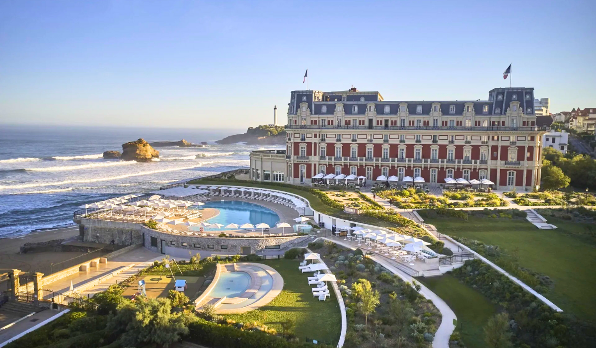 Hotel du Palais in Biarritz,