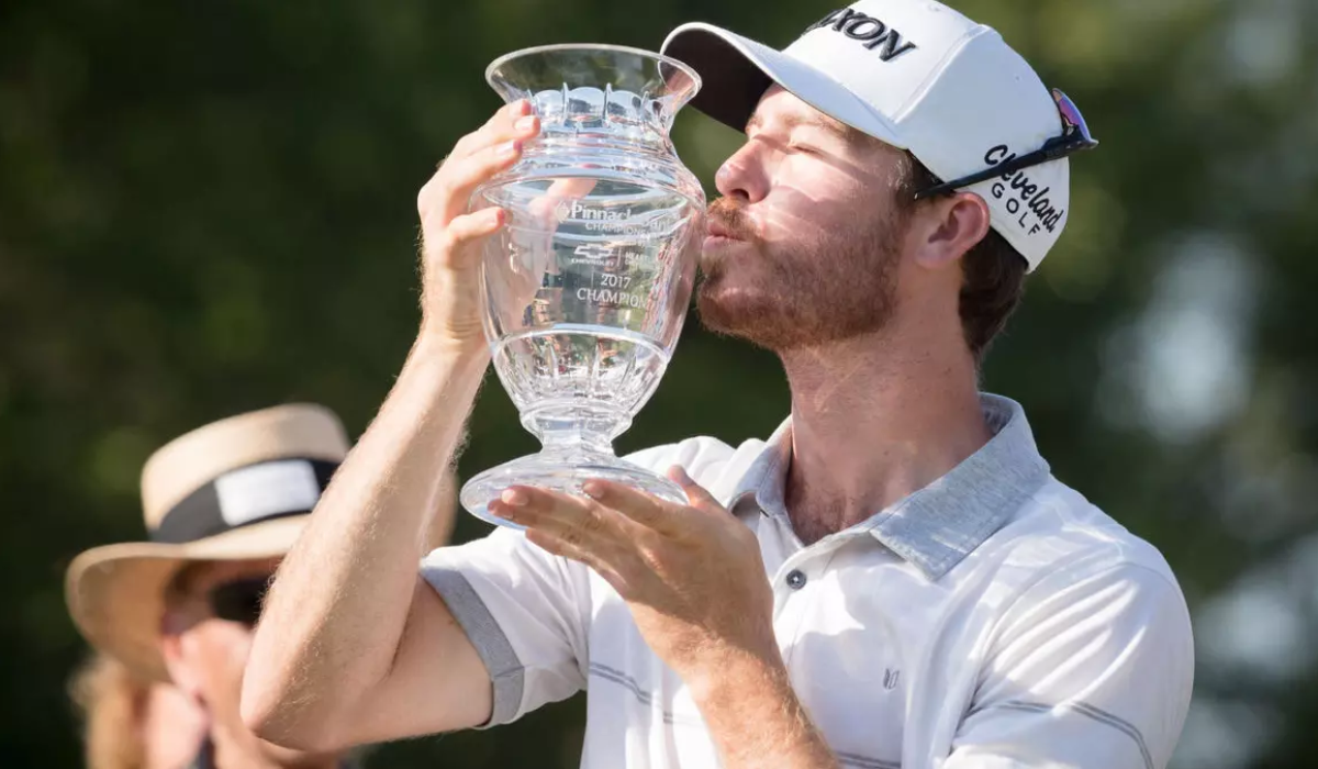 Sam Ryder with his Trophy
