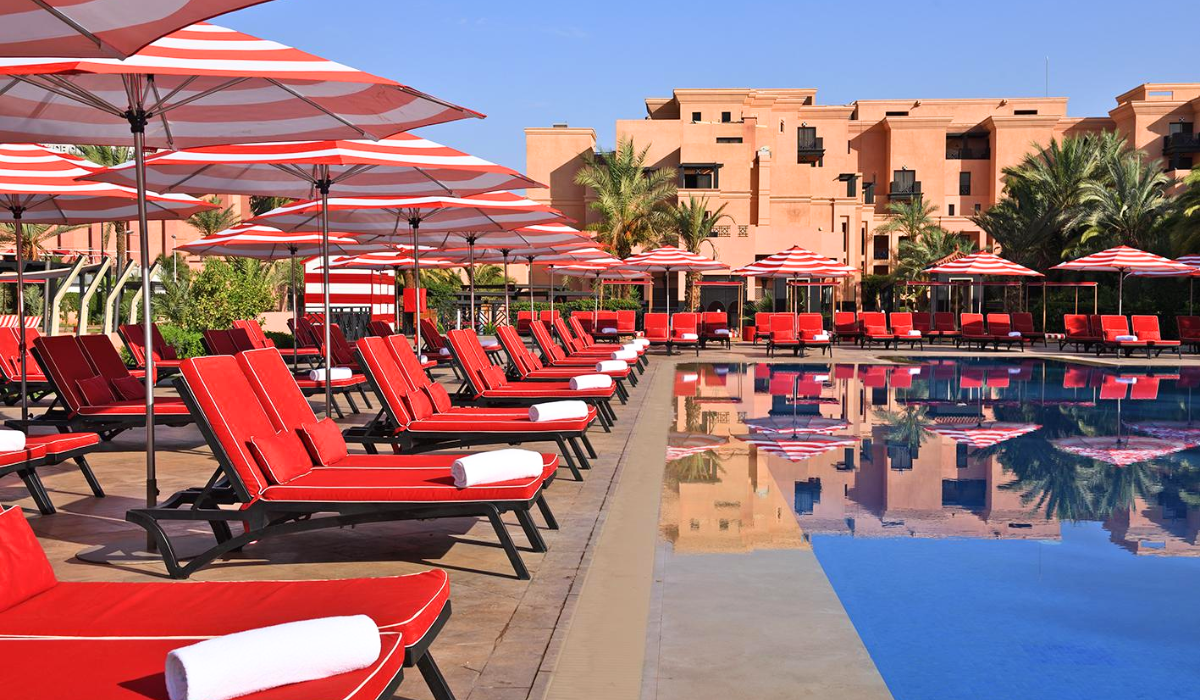 Pool at Mövenpick Hotel Mansour Eddahbi 