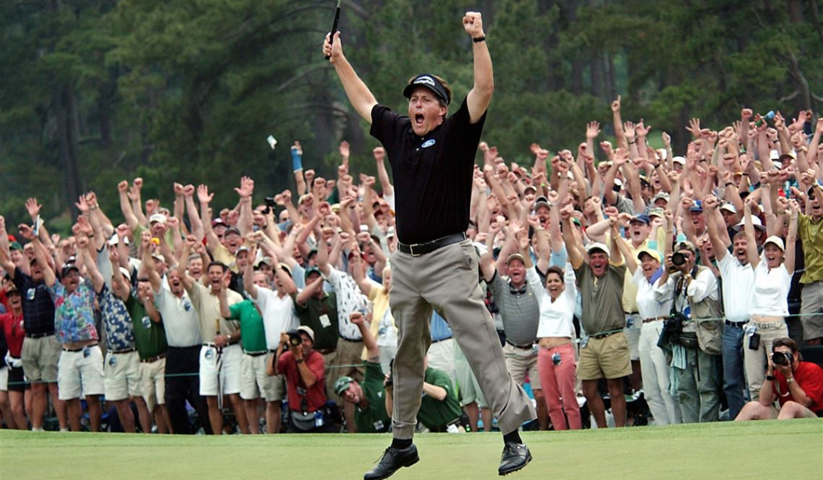 Phil Mickelson at Masters 2004