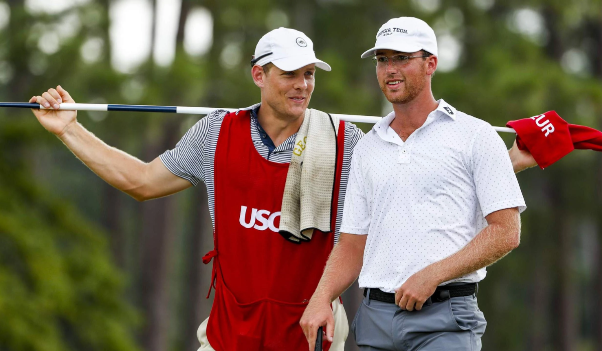 Assistant Golf Coach with Golfer