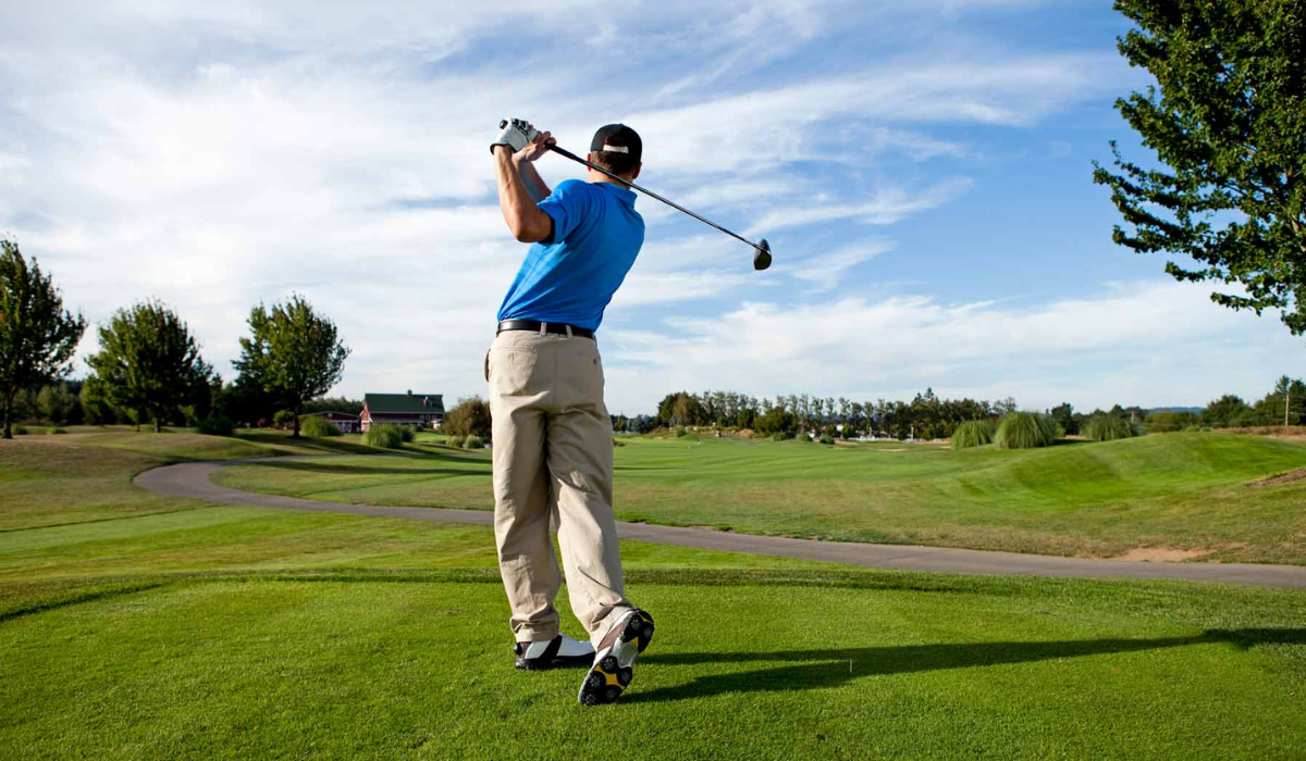 Golfer Playing Golf