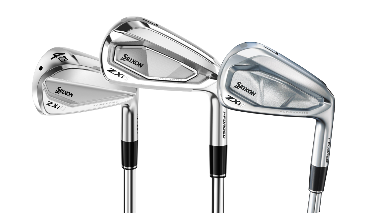 Srixon ZXiU (2), Srixon ZXi5 (4, 5), Srixon ZXi7 (6-PW) Irons