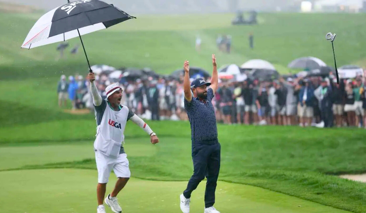 J.J. Spaun at U.S. Open