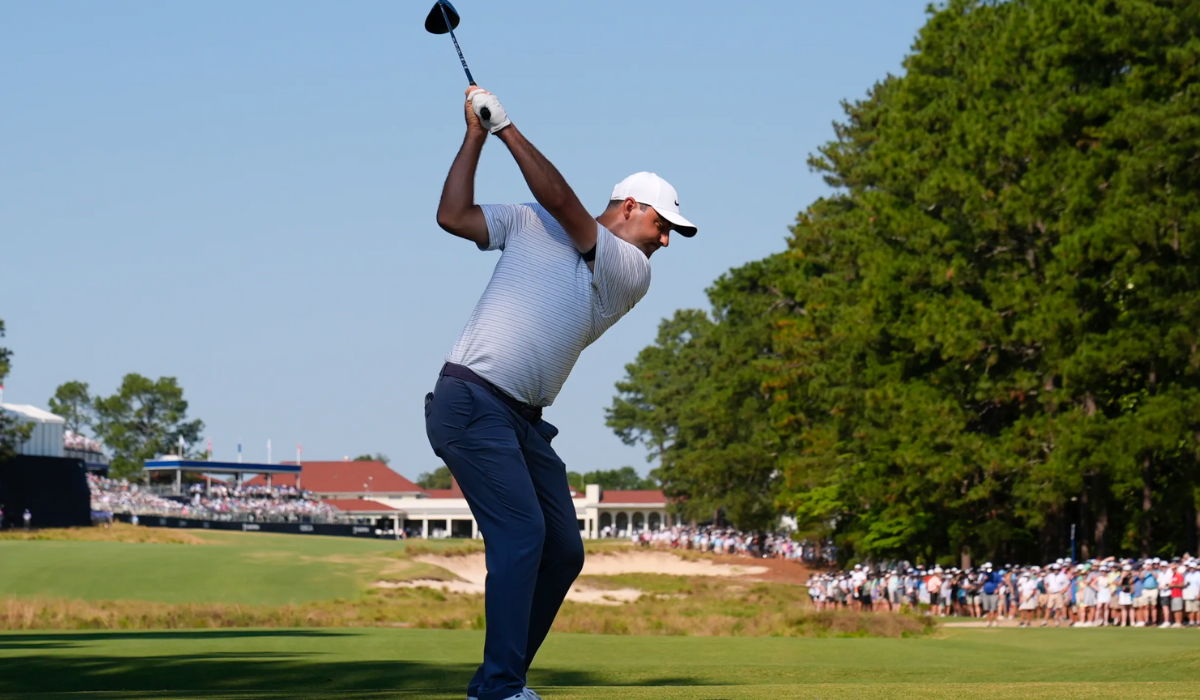 Scheffler at 2024 U.S. Open 