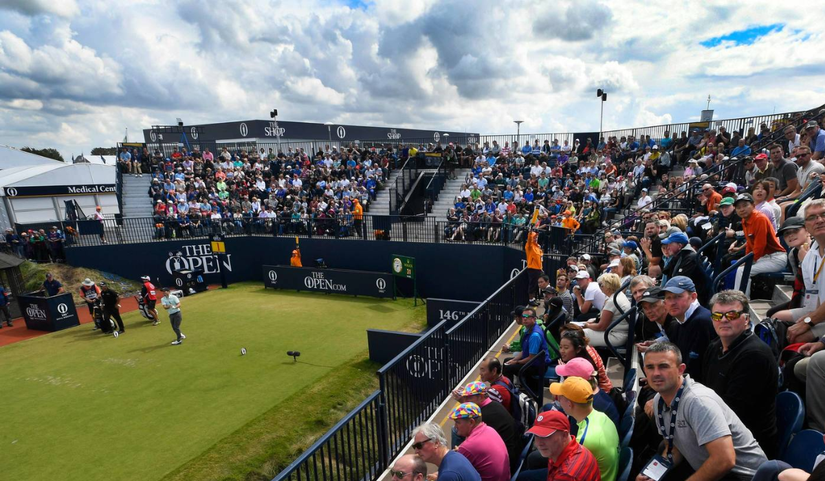 Fans at The Open
