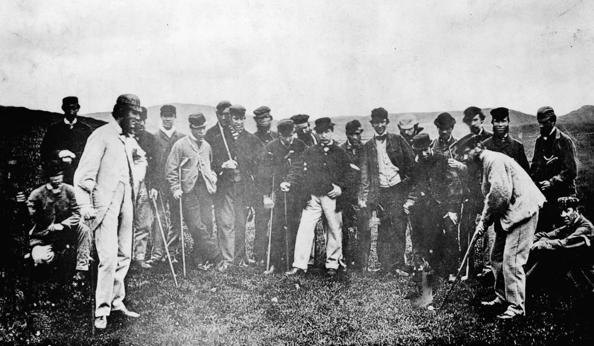 Golfers in Scotland in 1867