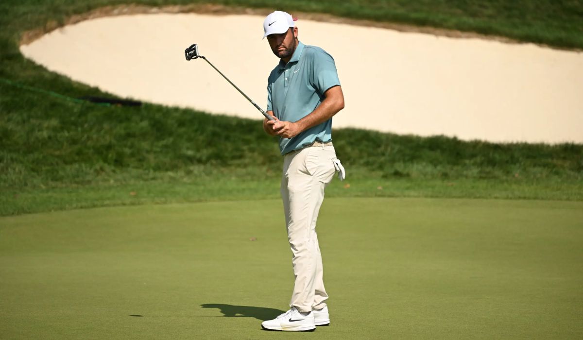 Scottie Scheffler at the 2025 BMW Championship