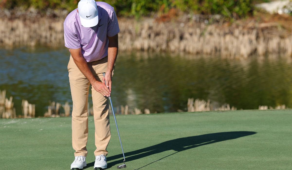 Scheffler with Putter