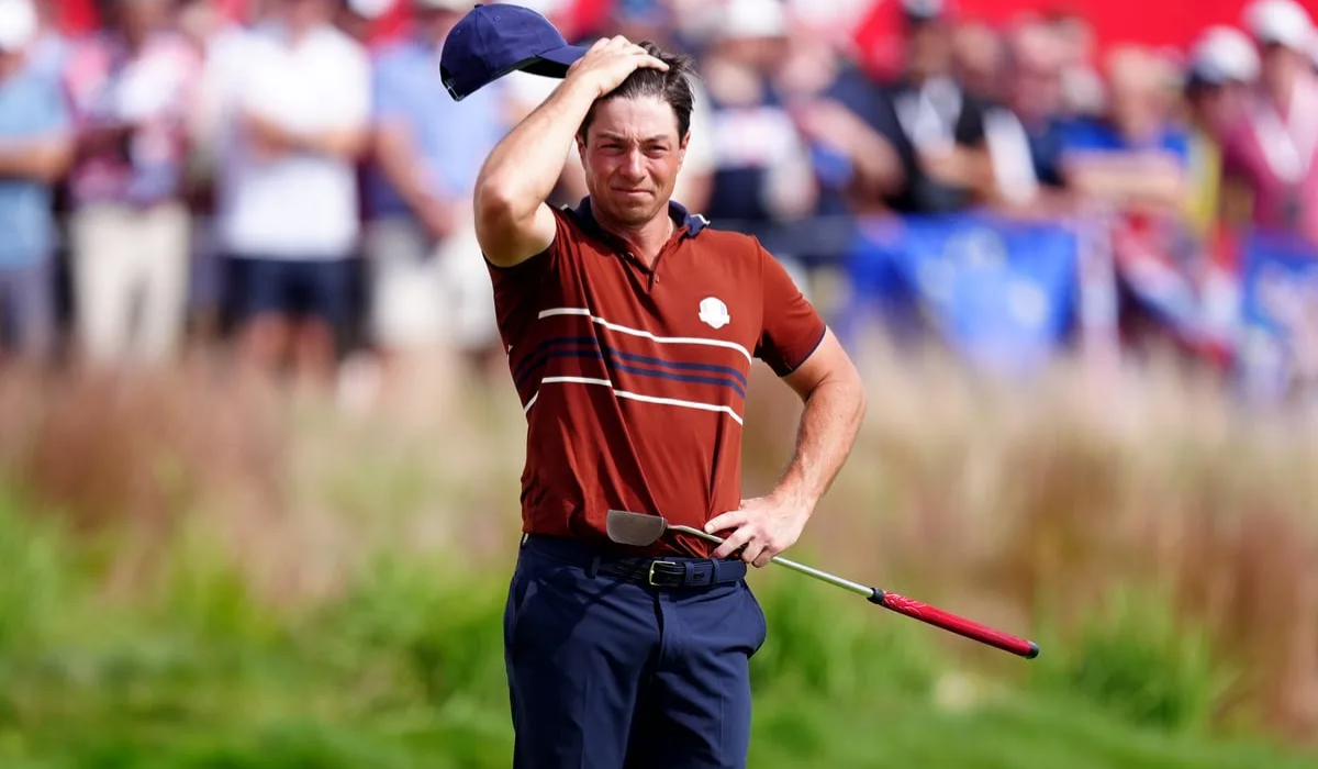 Viktor Hovland at 2025 Ryder Cup
