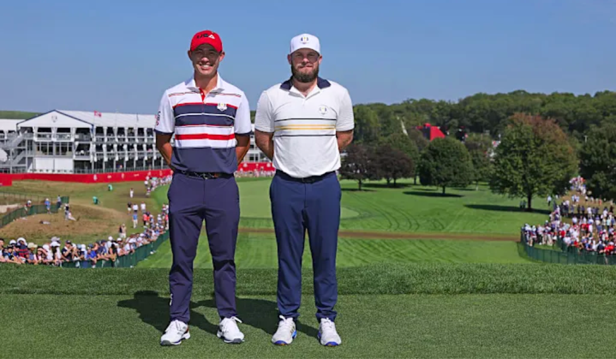 Tyrrell Hatton and Collin Morikawa