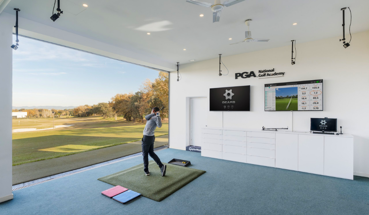 Practice facility at Camiral Golf