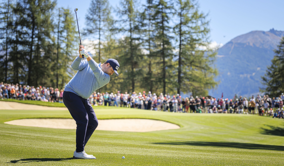 Thriston Lawrence at the 2025 Omega European Masters