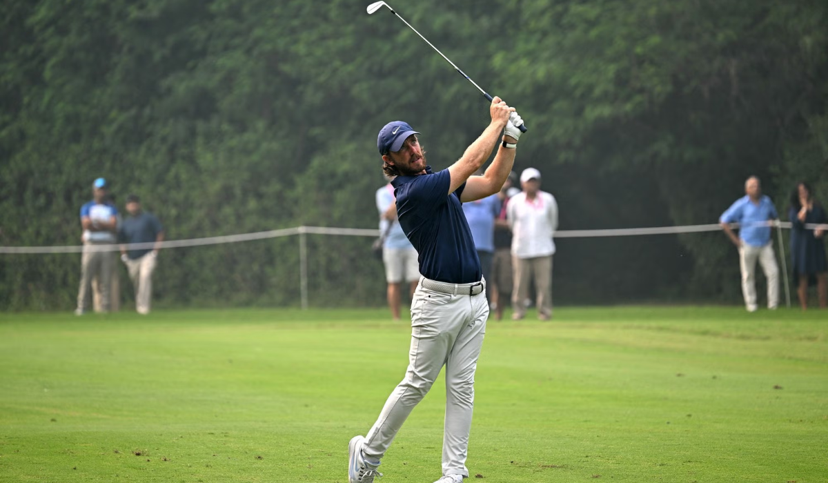 Tommy Fleetwood at DP World India 