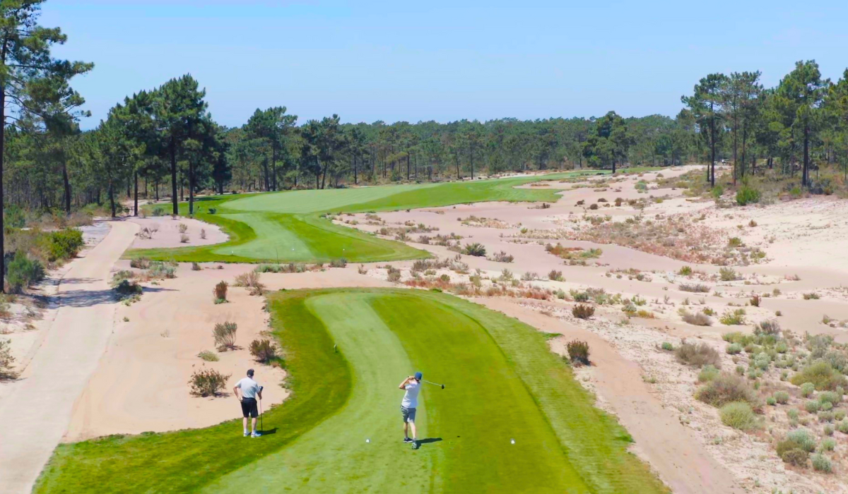 Golfers at Dunas Golf Course