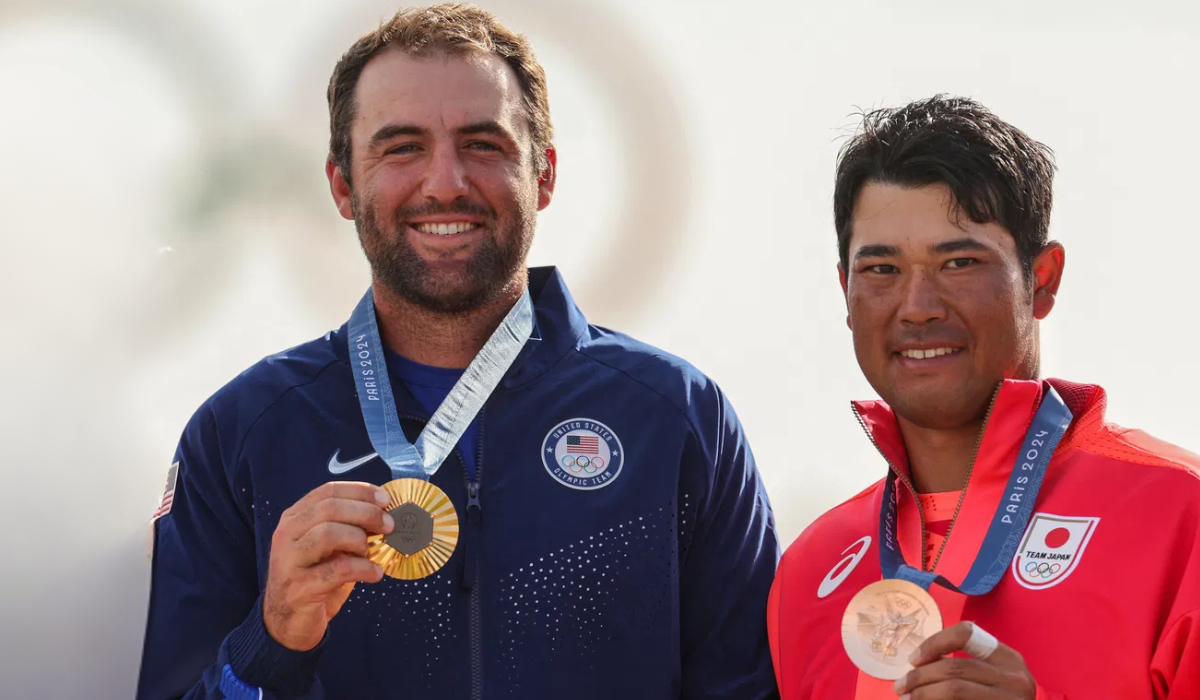Hideki Matsuyama and Scottie Scheffler