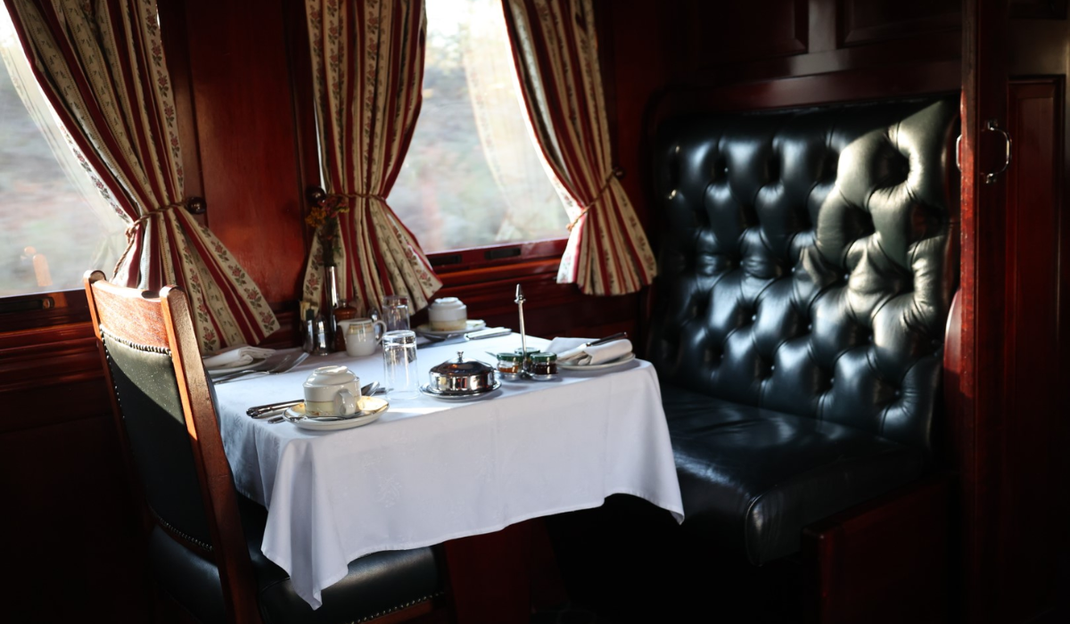 Dining in Rovos Rail