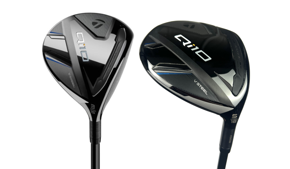 TaylorMade Qi10 3-wood (15°),  TaylorMade Qi10 5-wood (18°)