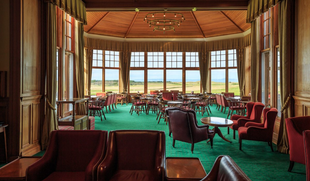 Interior of British Clubhouse