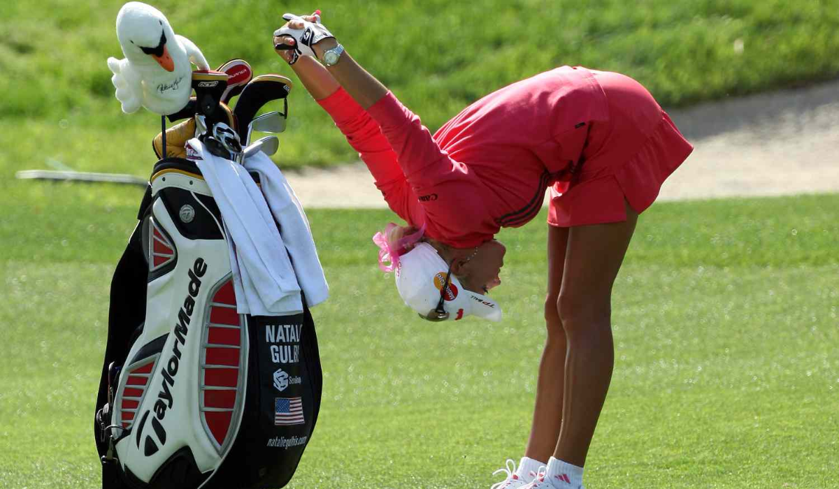 Golfer Doing Yoga