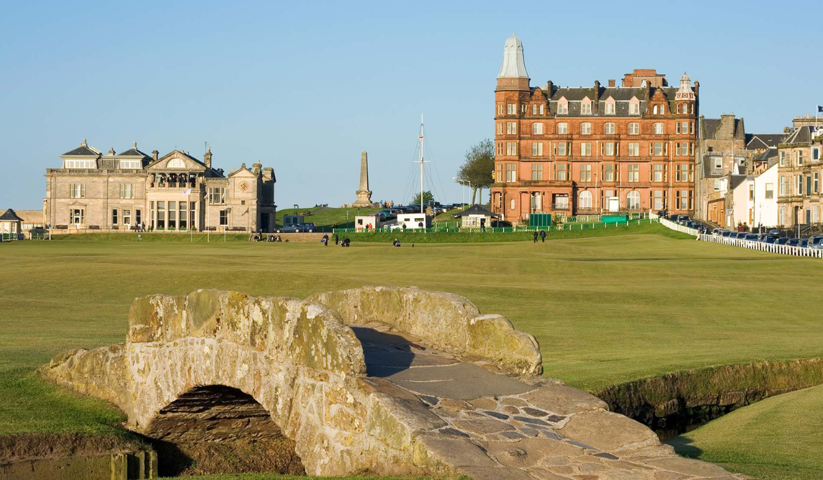 The Old Course with Swilcan Bridge