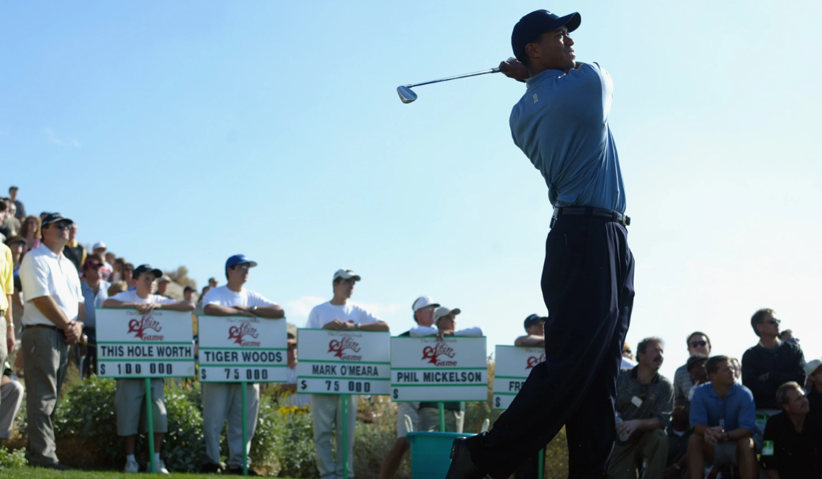 Tiger Woods at The Skins Game
