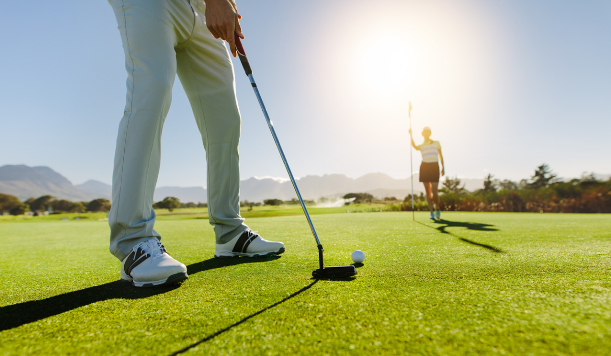 Golfers Playing Golf