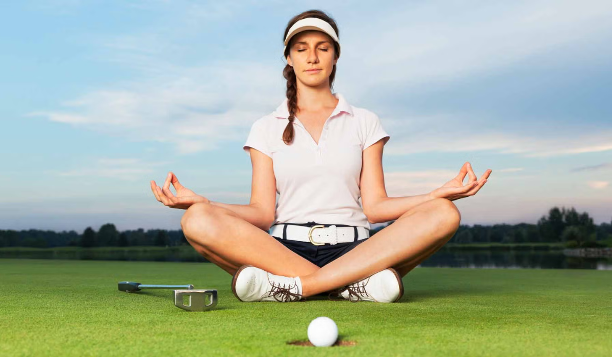 Golfer in Meditaton