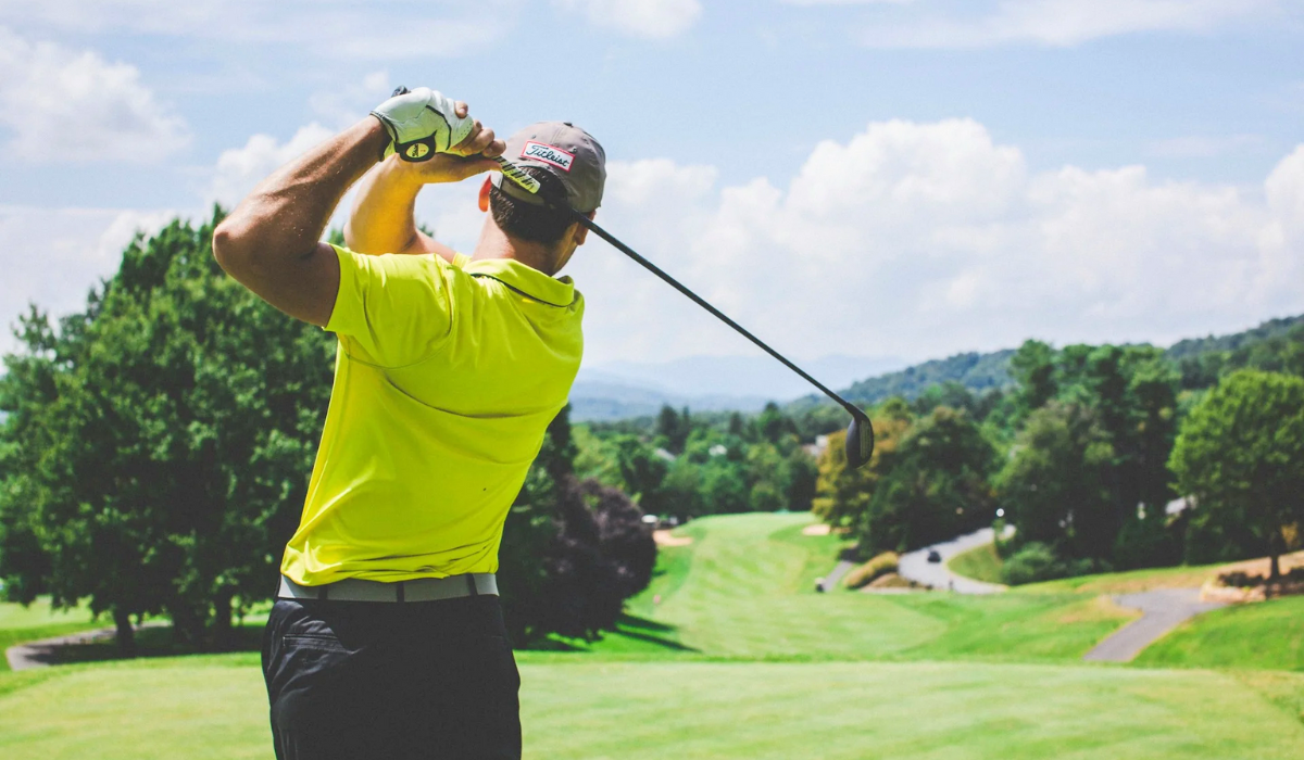 Golfer Playing Golf