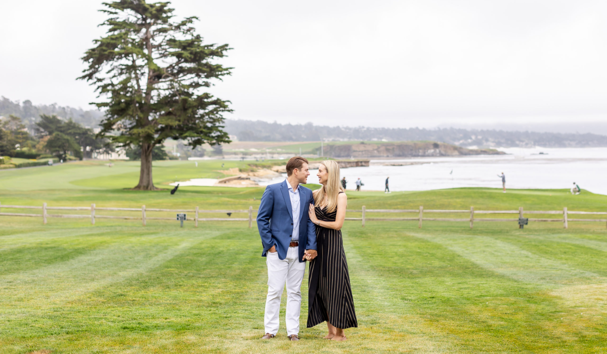 Proposal option at Pebble Beach