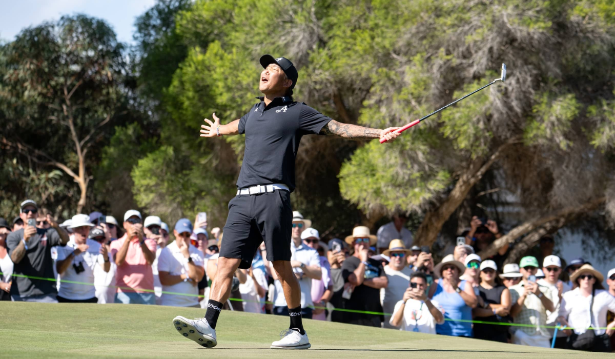 Anthony Kim in Adelaide