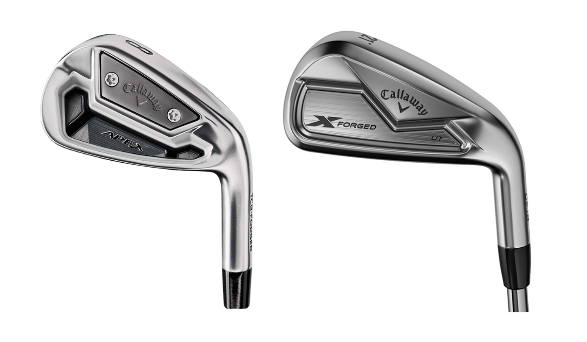 Callaway X Forged UT, Callaway Apex TCB Raw Irons