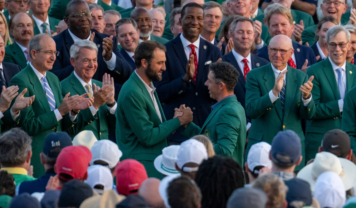 Scottie Scheffler and Rory McIlroy at Masters