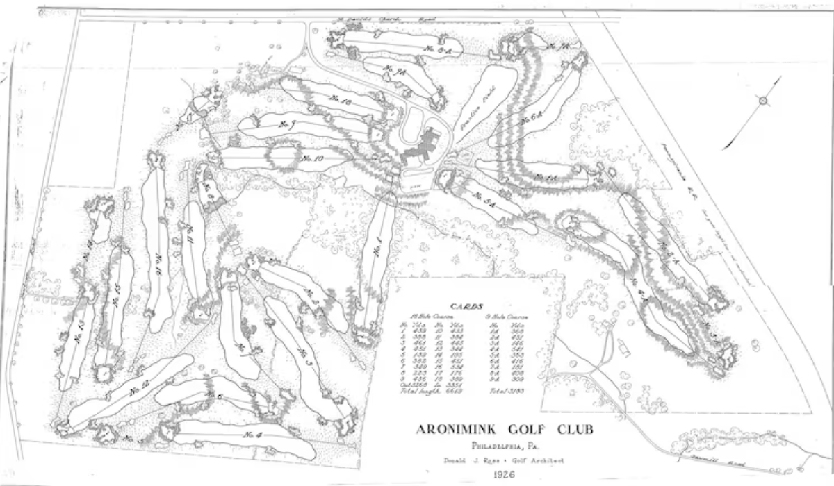 Aronimink Golf Club Sketches