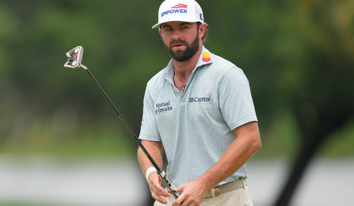 Cameron Young at the Cadillac Championship