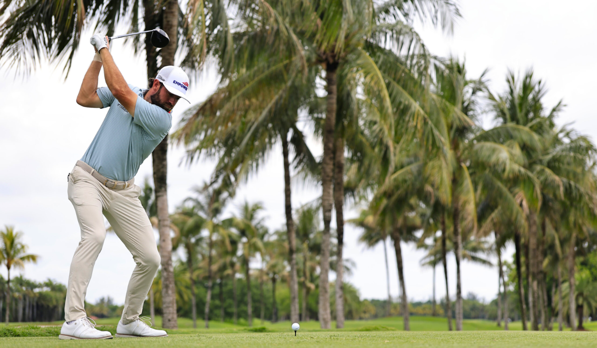 Cameron Young at the Cadillac Championship