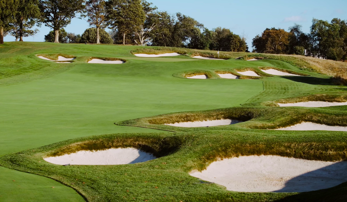 Bunkers on Aronimink Golf Club