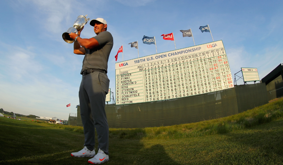 Brooks Koepka at Shinnecock Hills Golf Club