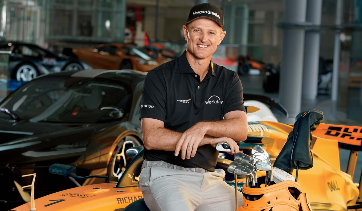 Justin Rose with McLaren Golf