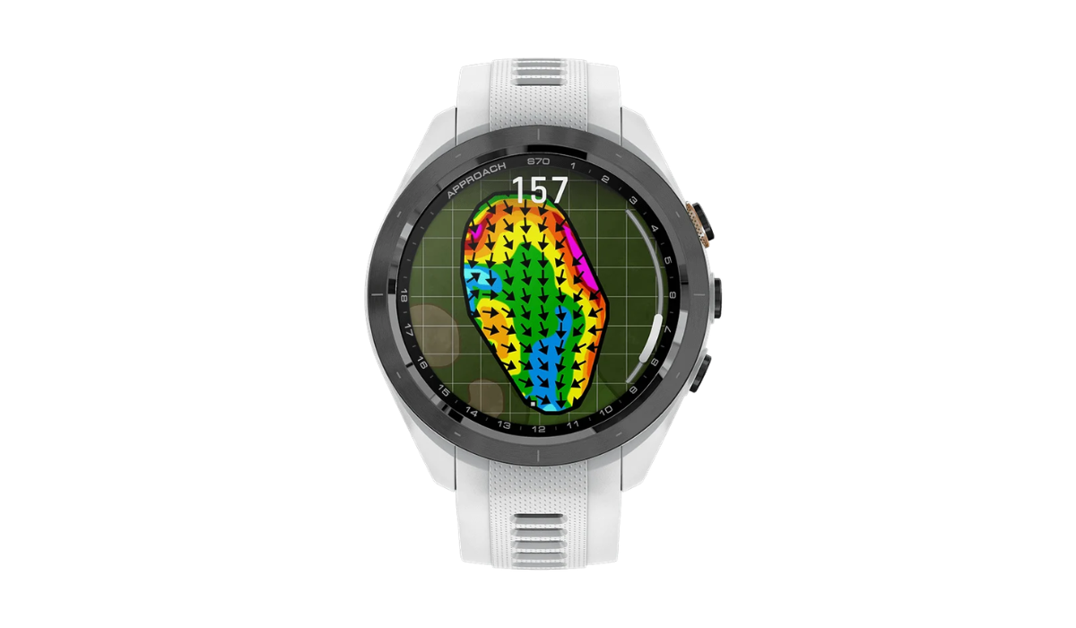 Green Contour Data in Garmin Watch