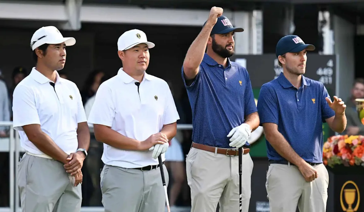 The International Team and Team USA at Presidents Cup 