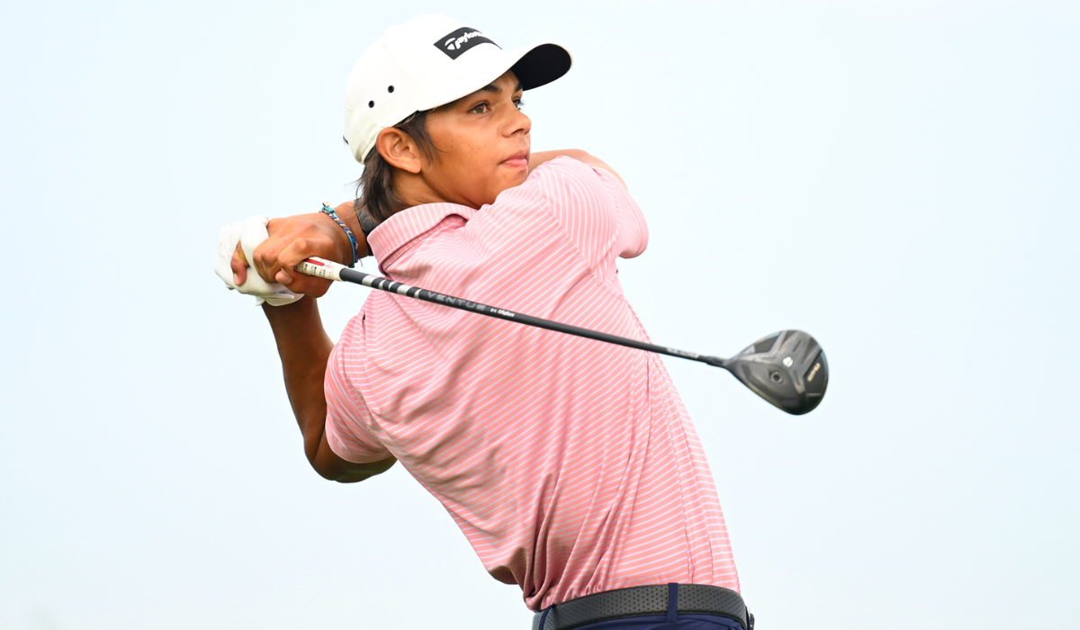 Charlie Woods at Junior PLAYERS Championship