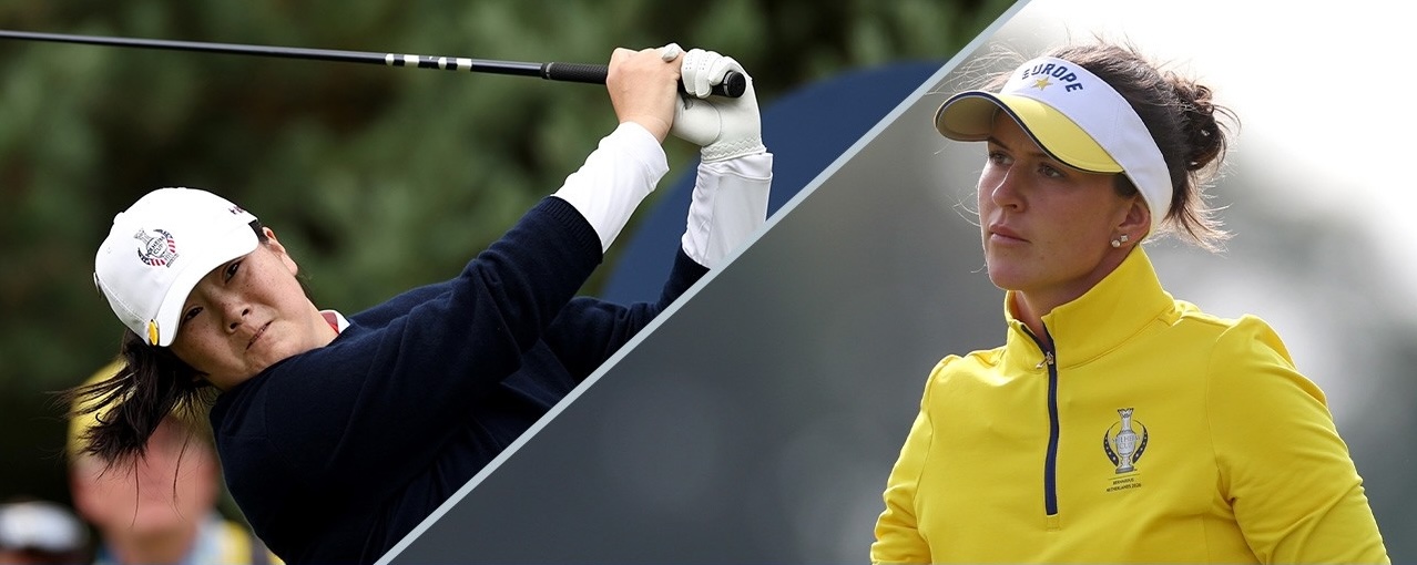 Linn Grant and Angel Yin at Solheim Cup 2026