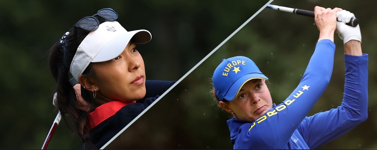 Alison Lee and Esther Henseleit at Solheim Cup 2026