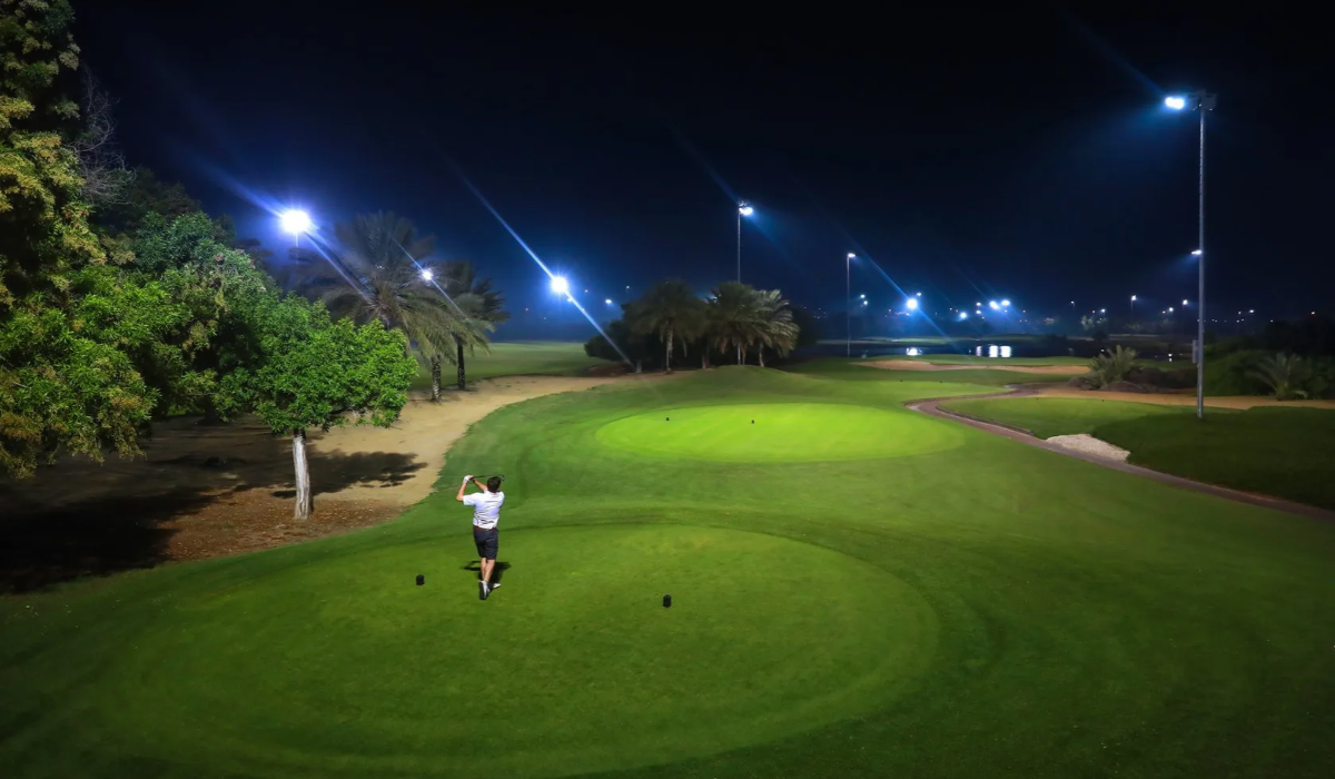 Night Golf in Abu Dhabi Golf Club