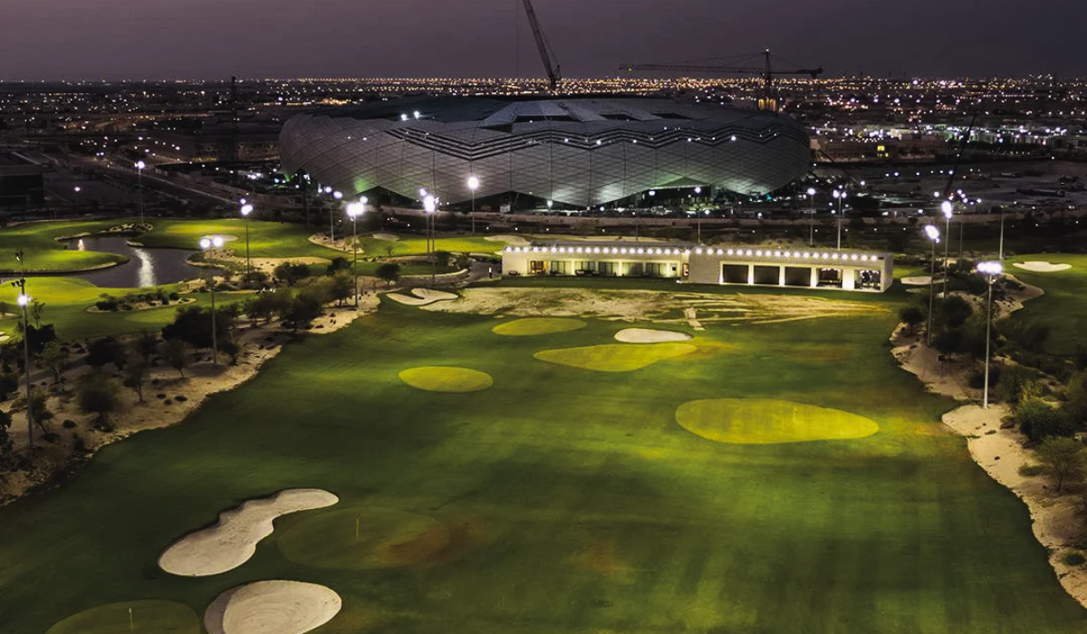 Night Golf in Education City Golf Club, Qatar