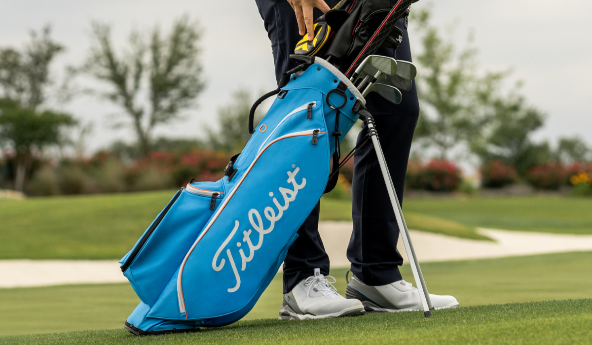Golf Bag with Different Irons