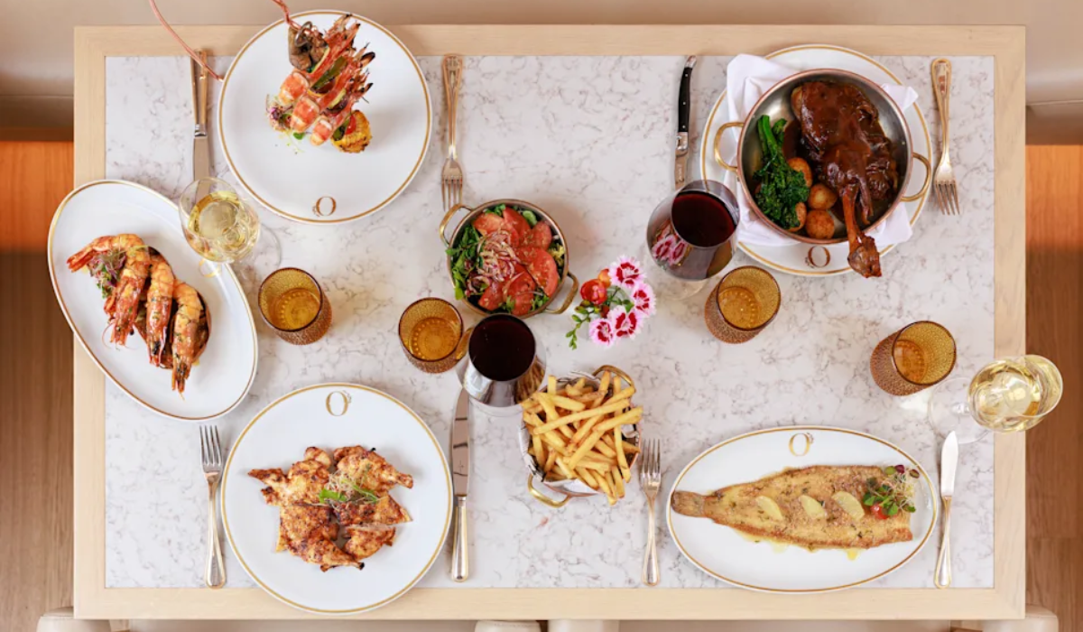Food at Oliveira Brasserie
