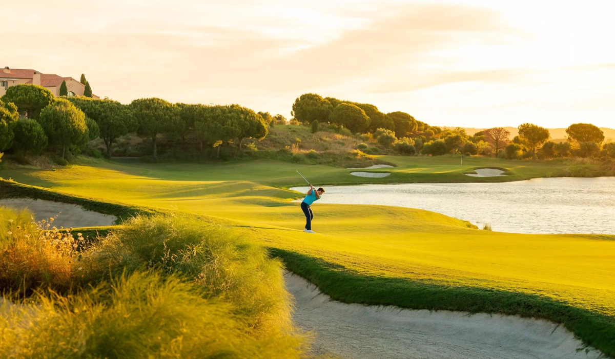Golfer at Monte Rei - The North Course